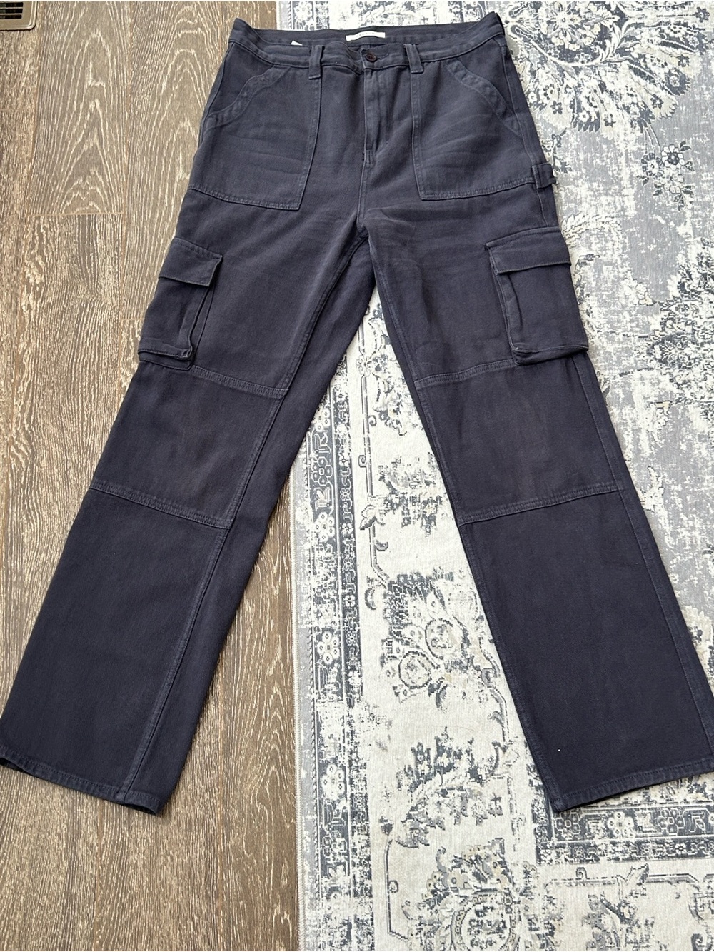 PacSun Skate Navy Cargo Pants